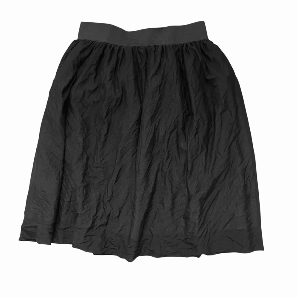Miss MeMe Girls Knee Length Black Skirt Size 18 New With Tags - Picture 2 of 4